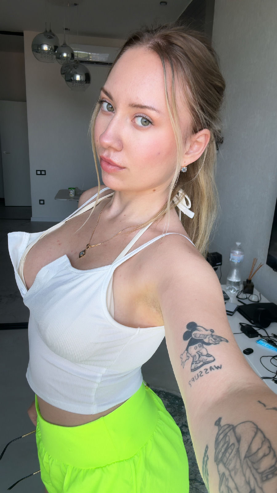 KateV in her underwear in Bandar Lampung